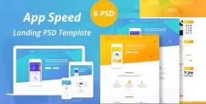 App Speed PSD Templated