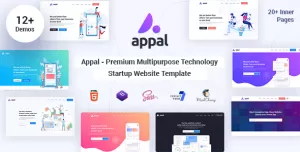 Appal - Premium Multipurpose Technology Startup Website Template