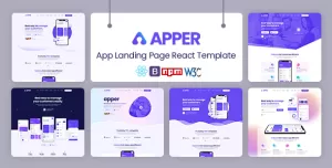 APPER - App Landing Page React Template