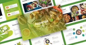 Appertaz Food Modern PowerPoint Template - TemplateMonster