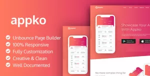 appko - Unbounce App Landing Page