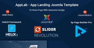 Applab - App Landing Joomla Template - TemplateMonster