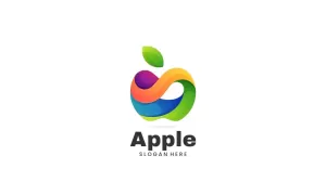 Apple Gradient Colorful Logo