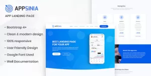 AppSinia - App Landing Page