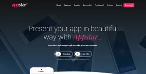 AppStar - App Landing Page