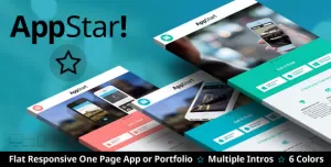 AppStar - One Page Portfolio & App Landing