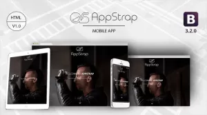 AppStrap - Responsive Mobile App Template