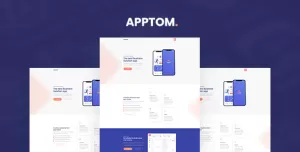 Apptom - App & Software Showcase Elementor Template Kit