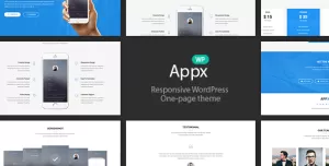 Appx - App Landing Page WordPress Theme