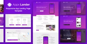Appx Lander - Responsive App Landing Page Template