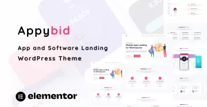 Appybid - Saas, Apps landing and IT Solution One Page WordPress Theme