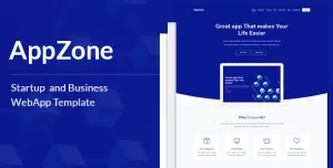 AppZone - Startups Business & WebApp Template