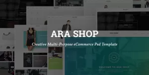 Ara - Fashion Store Multipurpose PSD Template