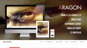 Aragon - Parallax Responsive Joomla Template - Themes ...