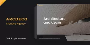 Arcdeco - Creative Agency HTML5 Template