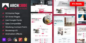 ArchCode - Architecture Bootstrap 5 HTML Template