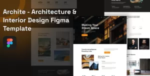 Archite - Architecture & Interior Design Figma Template