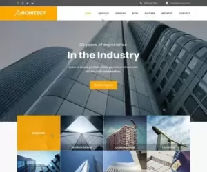 Architect WordPress theme for architectural designs  SKT Themes