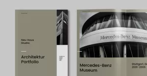 Architecture Brochure Portfolio Template - TemplateMonster