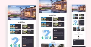 Architecture & Interior Design Portfolio Landing Page