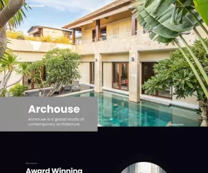 Archouse - Architecture & Interior Design Studio Elementor Template Kit