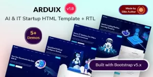 Arduix - AI & IT Startup Bootstrap 5 Template
