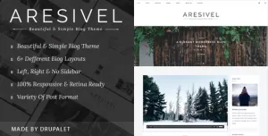 Aresivel - A Responsive Drupal Blog Theme