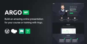 Argo - Training Course  WordPress Landing Page Theme