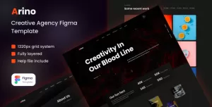 ARINO - Creative Agency Figma Template