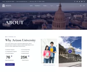 Arizon – College & University Elementor Template Kit