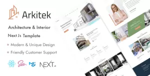 Arkitek – Architecture & Interior Next Js Template