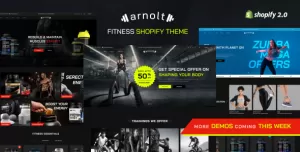Arnolt - Sports Clothing & Fitness Equipment Shopify Theme