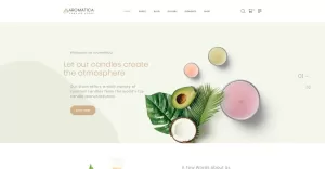Aromatica - Candles Store Multipage HTML Website Template