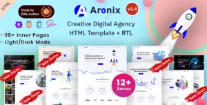 Aronix - IT Startup & SEO Marketing Bootstrap Template