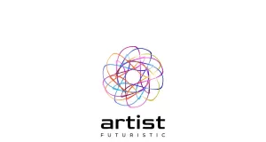 Art Abstract Line Tech Logo