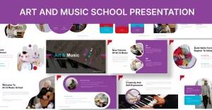 Art and Music School Keynote Presentation Template