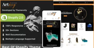 Art king Mega art–pottery crafts–gift Super Premium Responsive Shopify 2.0 Theme