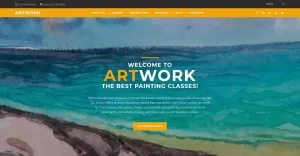 Art School Responsive WordPress Theme - TemplateMonster