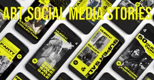 Art Social Media Stories Premiere Pro Template