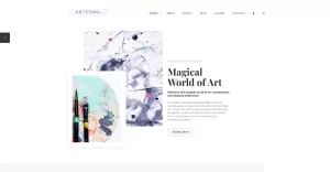 Artesma - Art Multipage Clean Joomla Template
