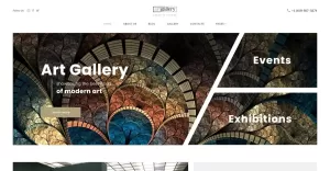 Artgallery - Art Responsive Elegant Joomla Template