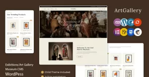 ArtGallery - Museum and Art Gallery WordPress Elementor Theme