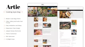 Artie - Food Blog WordPress Theme