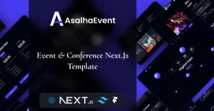 AsalhaEvent - Conference & Event React Next js Template
