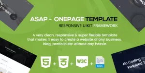 Asap - A Responsive Onepage Corporate Template