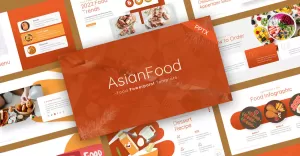 Asian Food Culinary PowerPoint Template - TemplateMonster