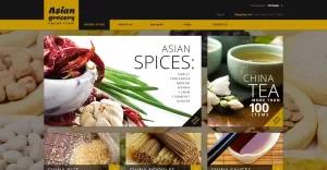Asian Grocery VirtueMart Template