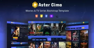 Aster Cima – Movies & Tv Series Html Template