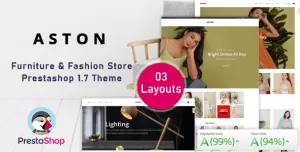 Aston - Fashion Ecommerce Prestashop Theme for Furniture & Clothes