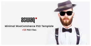 Aswaq - Minimal WooCommerce PSD Template